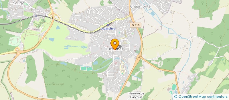 localisation de l'entreprise MAISON BINARD à LUZARCHES