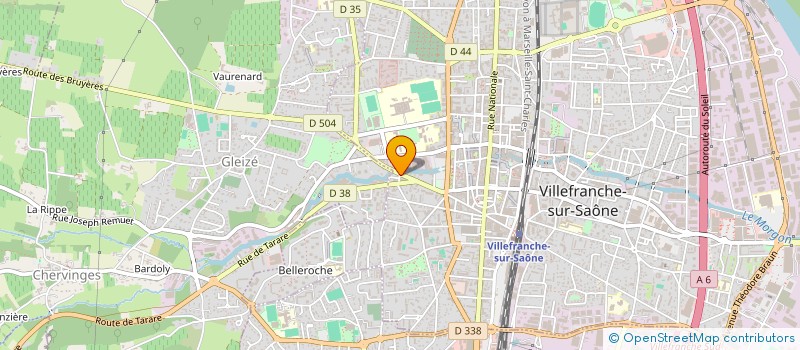 localisation de l'entreprise MAISON BLANC PURE à VILLEFRANCHE-SUR-SAONE