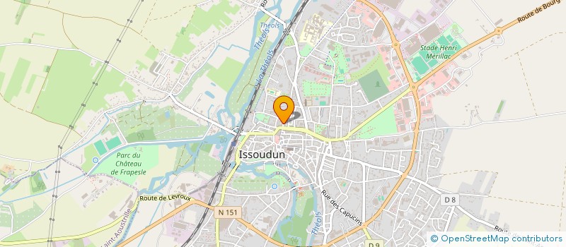 localisation de l'entreprise MAISON BLANCHANDIN  ISSOUDUN