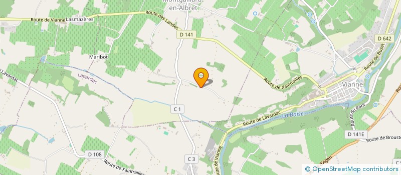 localisation de l'entreprise MAISON BLANCHARD TAMAEM  MONTGAILLARD-EN-ALBRET