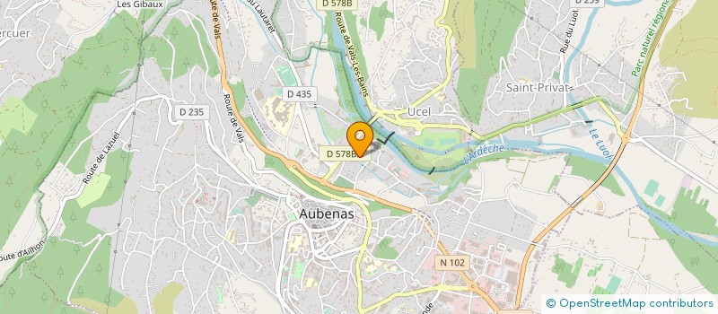 localisation de l'entreprise MAISON BLANCHE à AUBENAS
