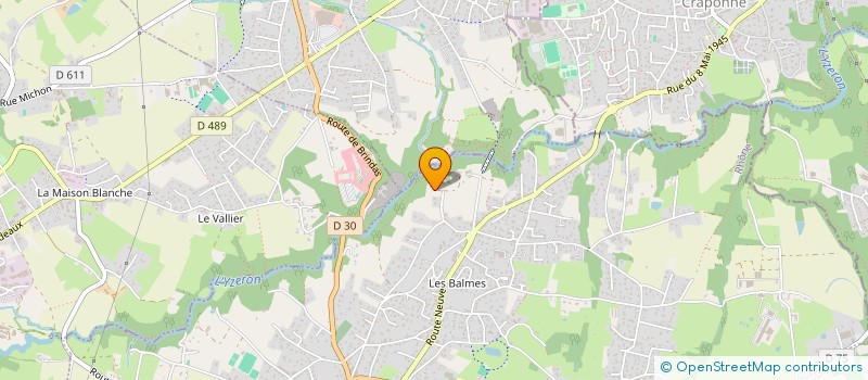 localisation de l'entreprise MAISON BLANCHE  BRINDAS