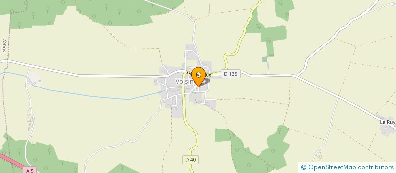 localisation de l'entreprise MAISON BLANCHE à VOISINES