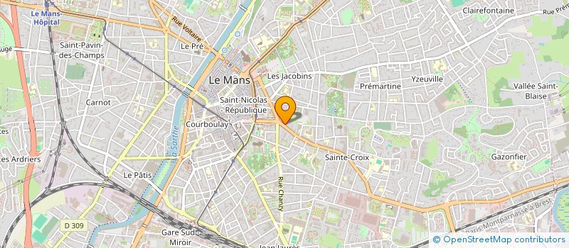 localisation de l'entreprise MAISON BLANCHE  LE MANS