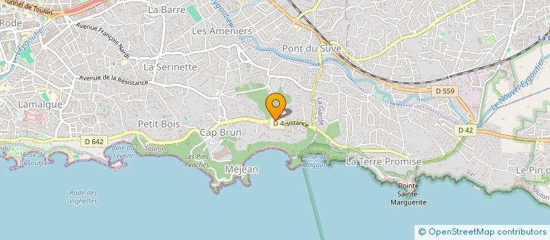 localisation de l'entreprise MAISON BLANCHE  TOULON