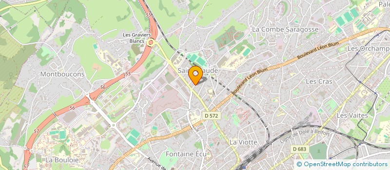 localisation de l'entreprise MAISON BLANCHE FORMATION à BESANCON