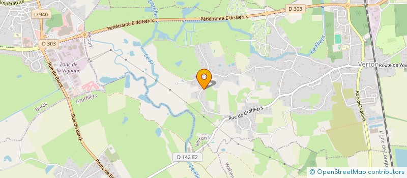 localisation de l'entreprise MAISON BLANCHE IMMOBILIER  VERTON