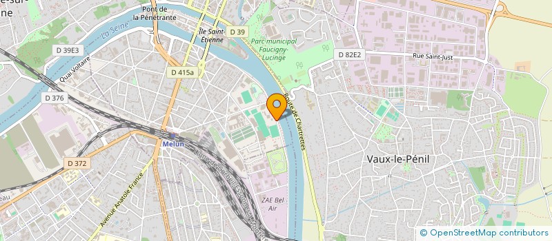 localisation de l'entreprise MAISON BLANCHE RIVE GAUCHE à MELUN
