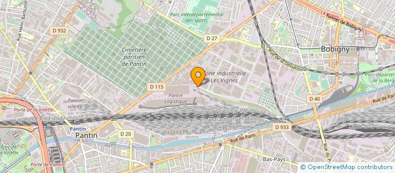 localisation de l'entreprise MAISON BLEU PALE à BOBIGNY