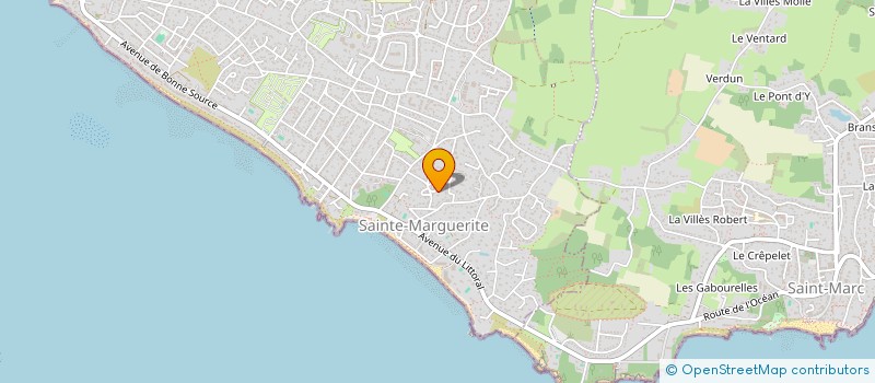 localisation de l'entreprise MAISON BLEUE à PORNICHET