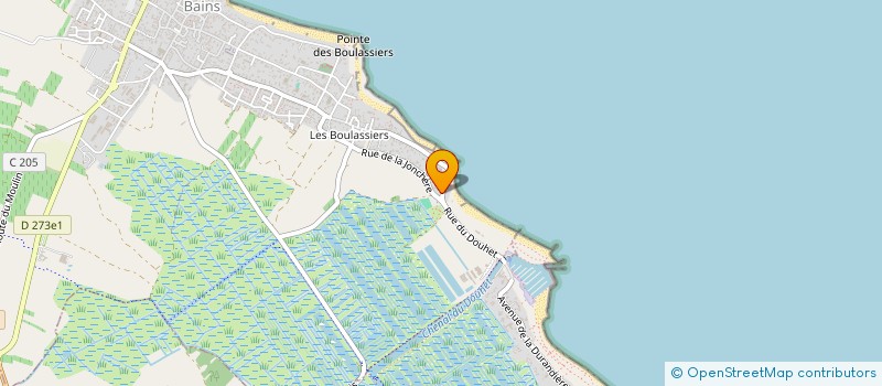 localisation de l'entreprise MAISON BLEUE  LA BREE-LES-BAINS