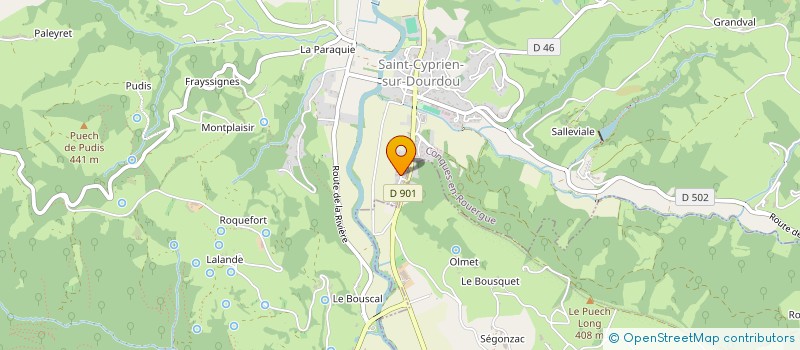 localisation de l'entreprise MAISON BLIEUX à CONQUES-EN-ROUERGUE