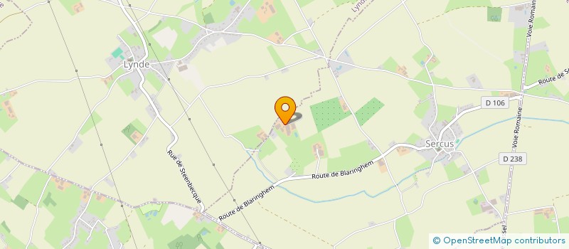 localisation de l'entreprise MAISON BODDAERT  SERCUS