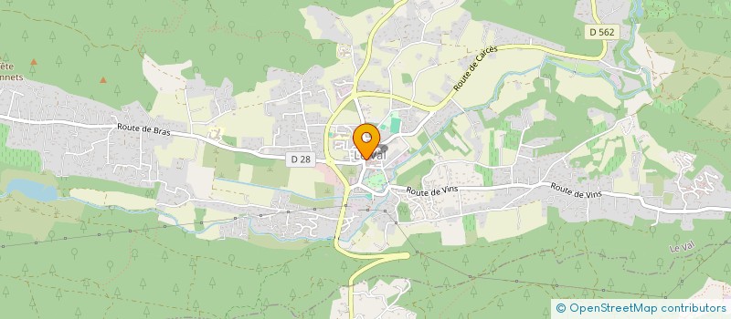 localisation de l'entreprise MAISON BOHEME à LE VAL
