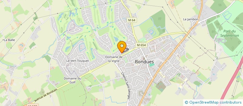 localisation de l'entreprise MAISON BOHEMYA  NEUFCHATEL-HARDELOT