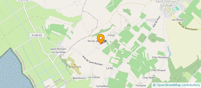 localisation de l'entreprise MAISON BOITEAU à SAINT-FORT-SUR-GIRONDE