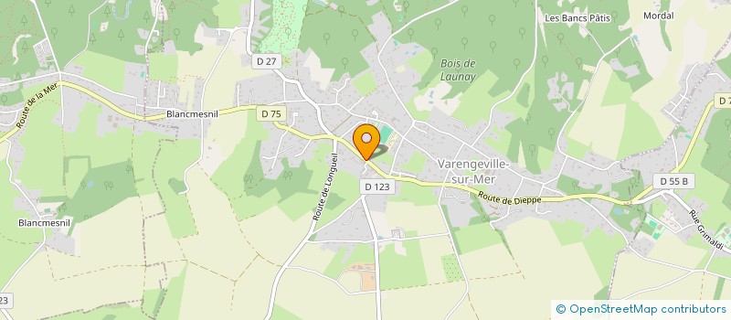 localisation de l'entreprise MAISON BOIVIN  VARENGEVILLE-SUR-MER