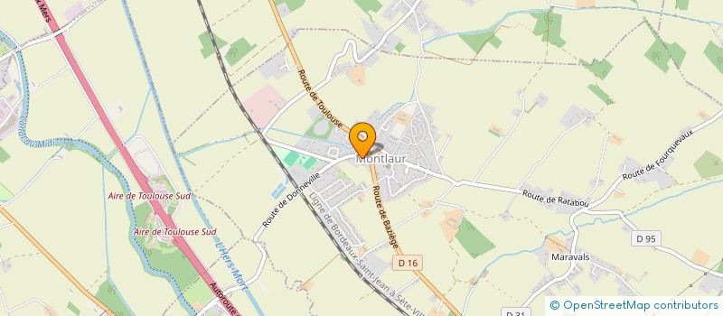 localisation de l'entreprise MAISON BOME  MONTLAUR