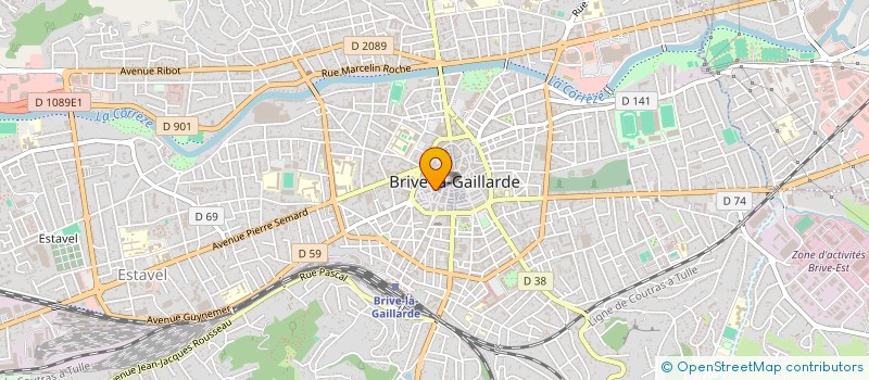 localisation de l'entreprise MAISON BONHEUR à BRIVE-LA-GAILLARDE