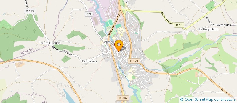 localisation de l'entreprise MAISON BONHOMME à VIMOUTIERS
