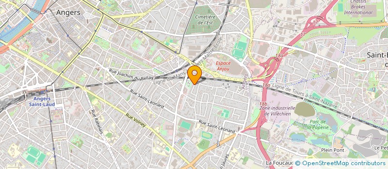 localisation de l'entreprise MAISON BONMERCI à ANGERS