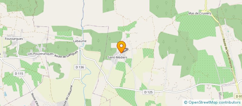 localisation de l'entreprise MAISON BONNET & CIE  MONTAREN-ET-SAINT-MEDIERS