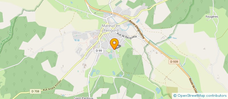 localisation de l'entreprise MAISON BORDAS à MAREUIL EN PERIGORD