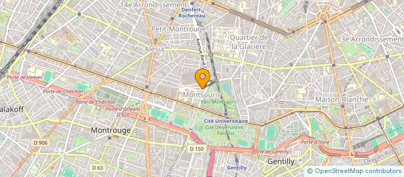 localisation de l'entreprise MAISON BOUCHAUD  PARIS