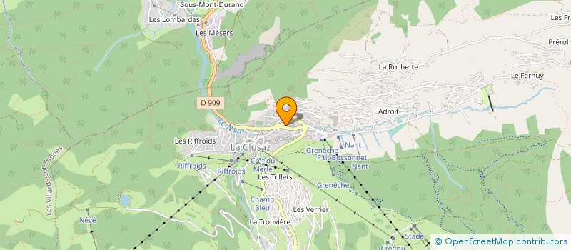 localisation de l'entreprise MAISON BOUDET à LA CLUSAZ