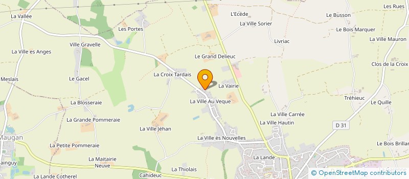 localisation de l'entreprise MAISON BOUVET  IFFENDIC