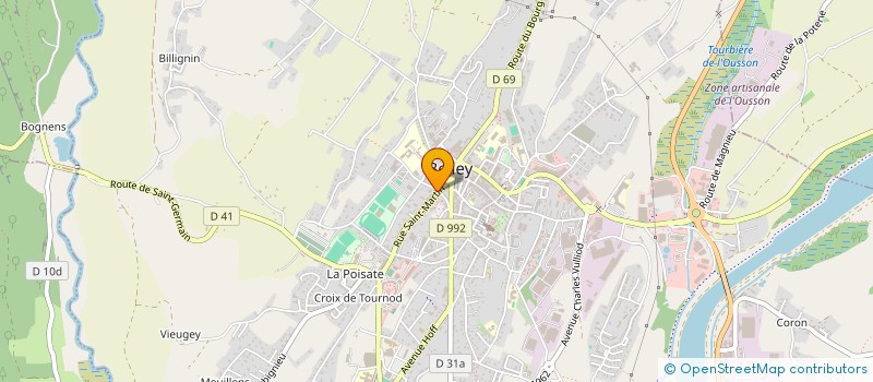 localisation de l'entreprise MAISON BOUVIER à BELLEY
