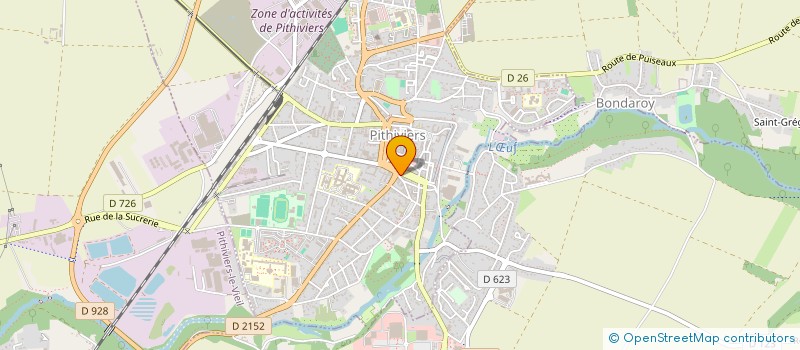 localisation de l'entreprise MAISON BRAAT à PITHIVIERS