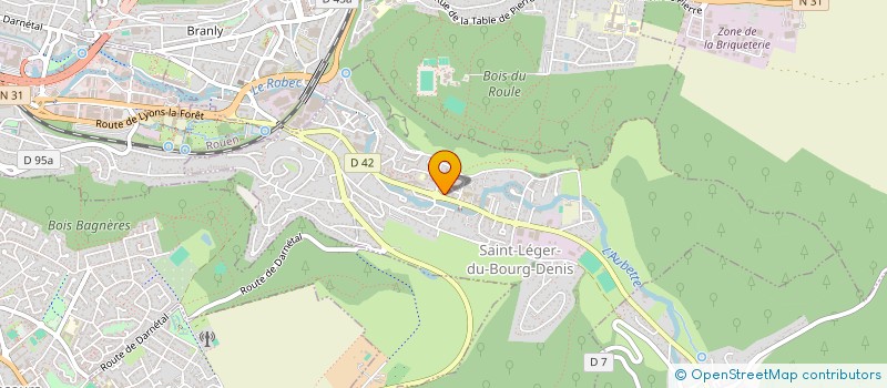 localisation de l'entreprise MAISON BRAUD  SAINT-LEGER-DU-BOURG-DENIS