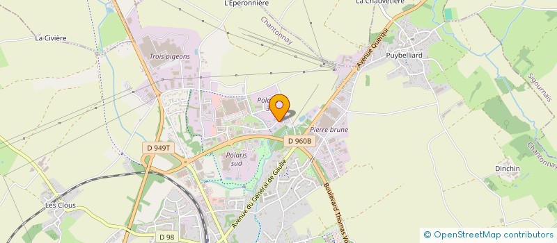 localisation de l'entreprise MAISON BRAY  CHANTONNAY