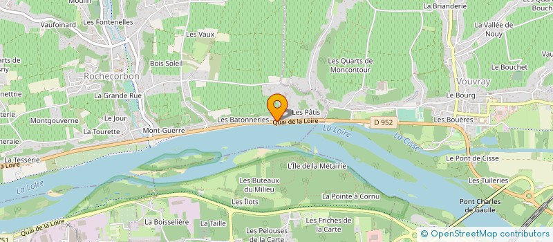 localisation de l'entreprise MAISON BREDIF à ROCHECORBON