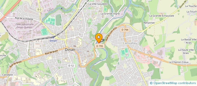 localisation de l'entreprise MAISON BRETAGNE à DINAN