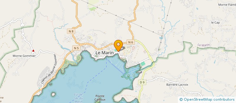 localisation de l'entreprise MAISON BRIANT  LE MARIN