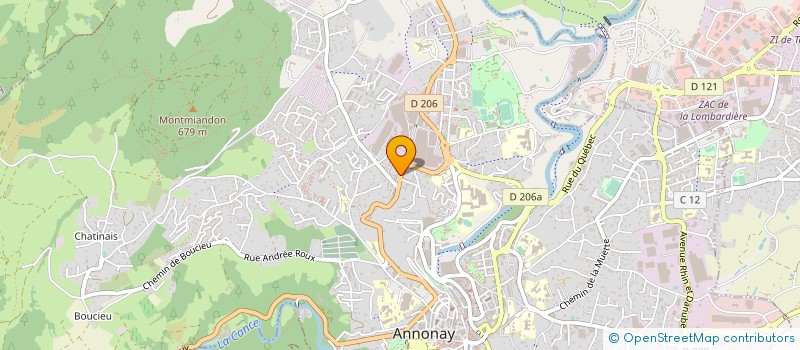 localisation de l'entreprise MAISON BRIAS à ANNONAY