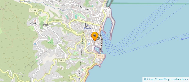 localisation de l'entreprise MAISON BRUNE à BASTIA