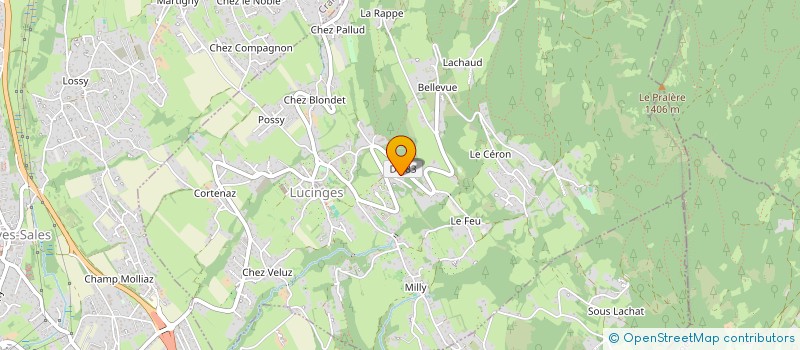 localisation de l'entreprise MAISON BRUNET TISSOT à LUCINGES