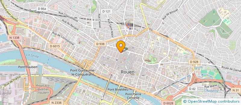 localisation de l'entreprise MAISON BT ROUENNAISE à ROUEN