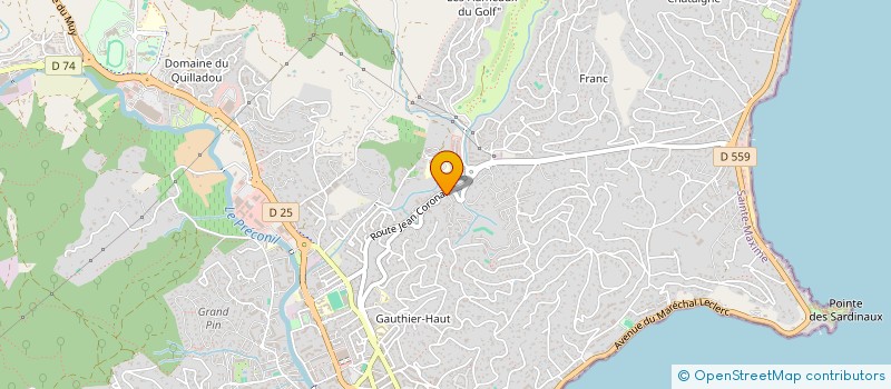 localisation de l'entreprise MAISON BULLE  SAINTE-MAXIME