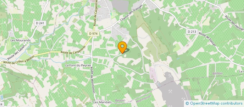 localisation de l'entreprise MAISON BURLE  BEDOIN