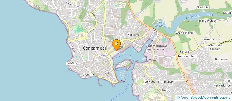 localisation de l'entreprise MAISON CABIOCH à CONCARNEAU