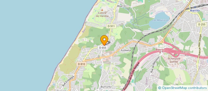 localisation de l'entreprise MAISON CADENCE  BIDART