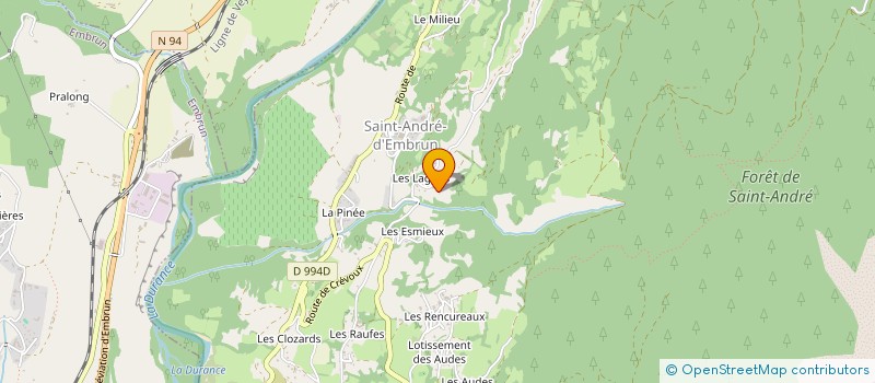 localisation de l'entreprise MAISON CAILLE  SAINT ANDRE D'EMBRUN