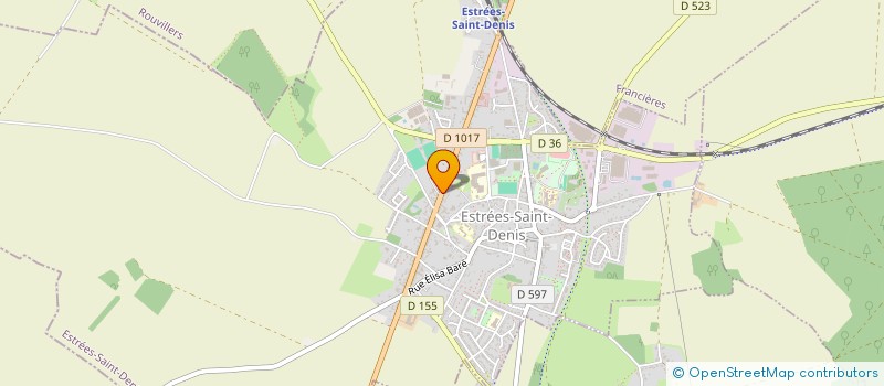 localisation de l'entreprise MAISON CAILLEUX  ESTREES ST DENIS