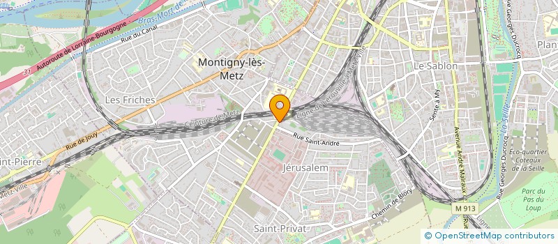localisation de l'entreprise MAISON CALABRESE à MONTIGNY-LES-METZ