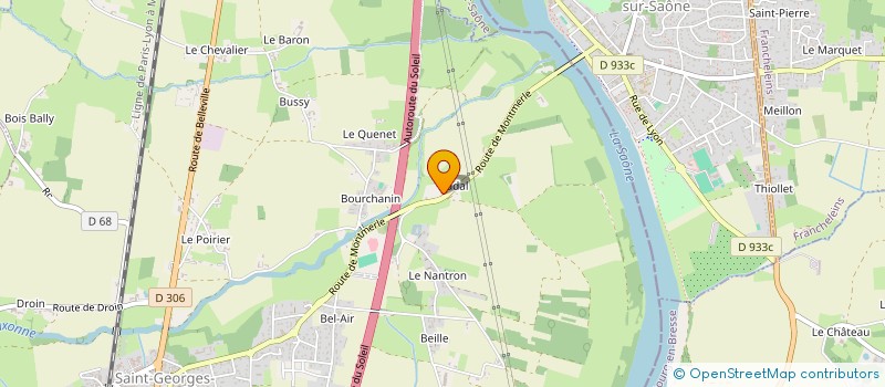 localisation de l'entreprise MAISON CALADOISE  SAINT-GEORGES-DE-RENEINS