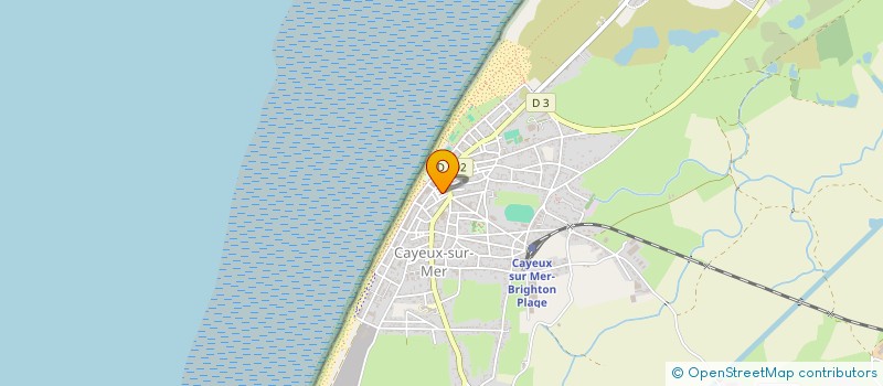 localisation de l'entreprise MAISON CALYPSO à CAYEUX-SUR-MER